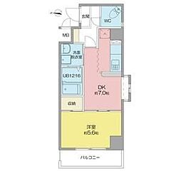 SouthValley 1DKの間取図画像