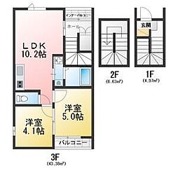 名古屋臨海高速あおなみ線 中島駅 徒歩14分 3階/-