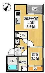 名鉄名古屋本線 東枇杷島駅 徒歩7分