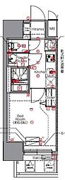 MAXIV名古屋上前津 1Kの間取図画像