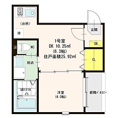 物件の間取り