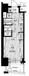 プレサンスサカエリバースタイル 1Kの間取図画像