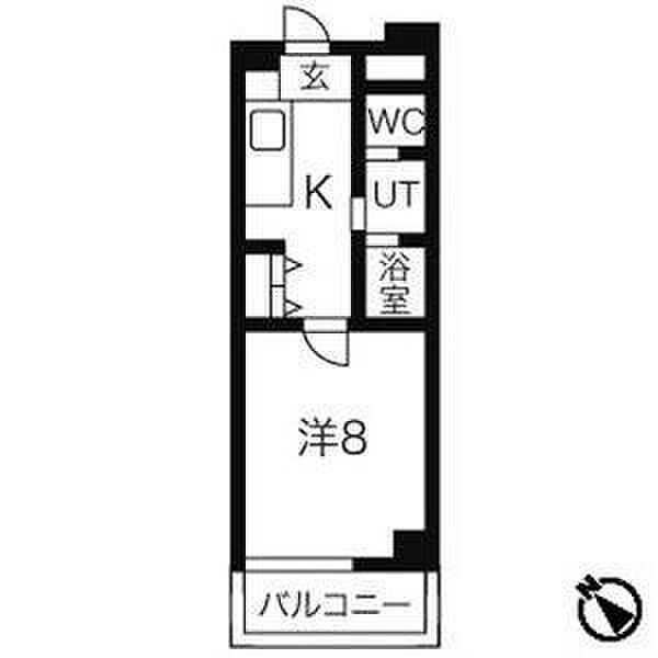 愛知県名古屋市北区大曽根４丁目(賃貸マンション1K・7階・26.32㎡)の写真 その2