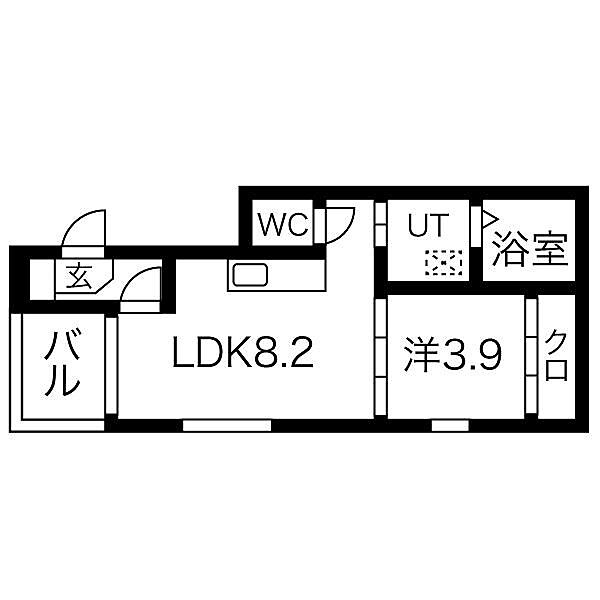 愛知県名古屋市中村区長草町(賃貸アパート1SLDK・3階・31.90㎡)の写真 その2