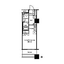 愛知県名古屋市中村区名駅南２丁目（賃貸マンション1R・9階・24.12㎡） その2