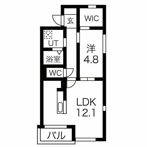 愛知県名古屋市中村区豊国通２丁目(賃貸マンション1LDK・3階・43.39㎡)の写真 その2