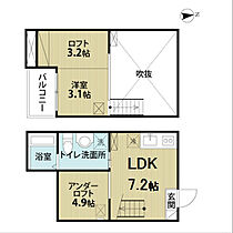 愛知県名古屋市中村区猪之越町１丁目（賃貸アパート1LDK・1階・22.90㎡） その2