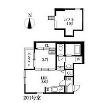 愛知県名古屋市熱田区二番２丁目（賃貸アパート1LDK・2階・31.86㎡） その2