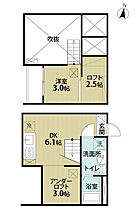 愛知県名古屋市中村区烏森町１丁目（賃貸アパート1DK・1階・22.73㎡） その2