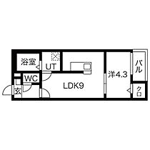 愛知県名古屋市中村区京田町１丁目（賃貸アパート1LDK・3階・32.05㎡） その2