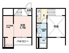 愛知県名古屋市中村区猪之越町１丁目（賃貸アパート1K・2階・22.22㎡） その2