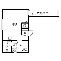 愛知県名古屋市西区花の木３丁目（賃貸アパート1R・3階・20.11㎡） その2