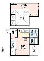 愛知県名古屋市中川区小本１丁目（賃貸アパート1K・2階・24.81㎡） その2