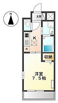 愛知県名古屋市中村区森末町３丁目（賃貸アパート1K・1階・25.73㎡） その2