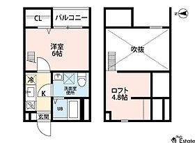 愛知県名古屋市中村区押木田町１丁目（賃貸アパート1K・1階・22.28㎡） その2