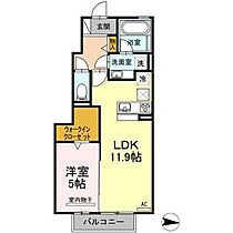 愛知県名古屋市中川区長良町２丁目（賃貸アパート1LDK・1階・44.56㎡） その2