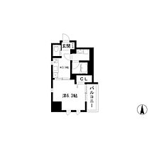 愛知県名古屋市中村区太閤通９丁目（賃貸マンション1K・8階・27.00㎡） その2