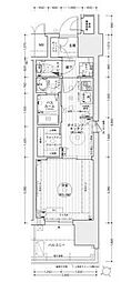 名古屋市営鶴舞線 鶴舞駅 徒歩9分の賃貸マンション 5階1DKの間取り