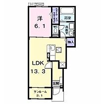 愛知県名古屋市中川区東起町４丁目（賃貸アパート1LDK・1階・50.01㎡） その2