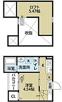 愛知県名古屋市中川区万町（賃貸アパート1K・2階・20.46㎡） その2