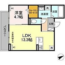 愛知県名古屋市西区枇杷島３丁目（賃貸アパート1LDK・3階・43.85㎡） その2