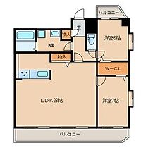 愛知県名古屋市中村区畑江通５丁目（賃貸マンション2LDK・7階・74.45㎡） その2