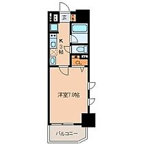 愛知県名古屋市中村区則武２丁目（賃貸マンション1K・8階・24.44㎡） その2