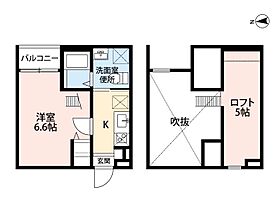 愛知県名古屋市中村区岩塚町１丁目（賃貸アパート1K・2階・22.19㎡） その2