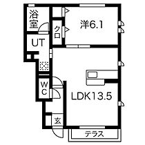 愛知県名古屋市中川区小本１丁目（賃貸アパート1LDK・1階・47.79㎡） その2