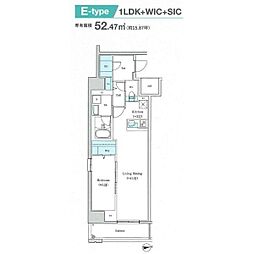 アーバンパーク日吉 1LDKの間取図画像