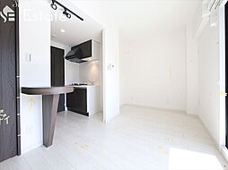 名古屋市営東山線 亀島駅 徒歩3分の賃貸マンション 9階ワンルームのリビング/ダイニング