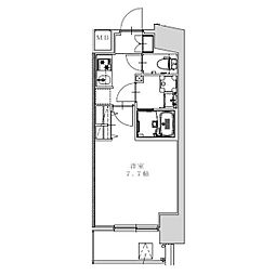 名古屋市営名城線 西高蔵駅 徒歩10分の賃貸マンション 1階1Kの間取り
