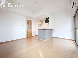 名古屋市営名城線 東別院駅 徒歩8分の賃貸マンション 6階1LDKのリビング/ダイニング