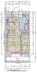 名古屋市営鶴舞線 上前津駅 徒歩4分の賃貸マンション 11階1LDKの間取り