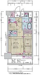 名古屋市営鶴舞線 上前津駅 徒歩4分の賃貸マンション 13階1LDKの間取り