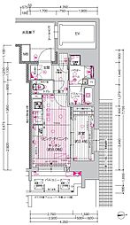 名古屋市営鶴舞線 大須観音駅 徒歩4分の賃貸マンション 12階1LDKの間取り