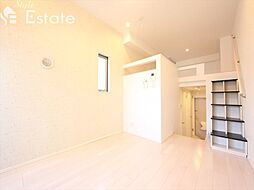 名古屋市営名港線 六番町駅 徒歩7分の賃貸アパート 2階1SKのリビング/ダイニング