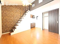 名古屋市営東山線 岩塚駅 徒歩9分の賃貸アパート 2階1SKのリビング/ダイニング