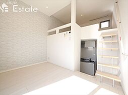 名古屋市営名城線 黒川駅 徒歩9分の賃貸アパート 2階1SKのリビング/ダイニング