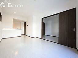 名古屋市営鶴舞線 浅間町駅 徒歩9分の賃貸アパート 2階1LDKのリビング/ダイニング