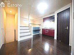 名古屋市営鶴舞線 庄内通駅 徒歩5分の賃貸アパート 2階ワンルームのリビング/ダイニング