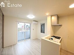 名古屋市営鶴舞線 庄内通駅 徒歩7分の賃貸アパート 3階1LDKのリビング/ダイニング