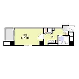 名古屋市営桜通線 国際センター駅 徒歩5分の賃貸マンション 10階1Kの間取り