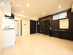 名古屋市営鶴舞線 上小田井駅 徒歩17分の賃貸アパート 1階1LDKのリビング/ダイニング