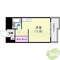 学が丘カレッジハイツ  ｜ 兵庫県神戸市垂水区学が丘4丁目（賃貸マンション1K・7階・25.20㎡） その2