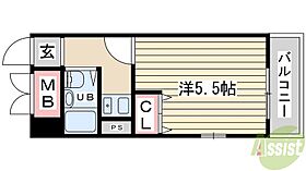 サンマリン妙法寺  ｜ 兵庫県神戸市須磨区妙法寺字乗越（賃貸マンション1K・3階・16.38㎡） その2