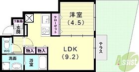 ラフィーネ林III  ｜ 兵庫県神戸市垂水区下畑町487-2（賃貸アパート1LDK・1階・34.11㎡） その2