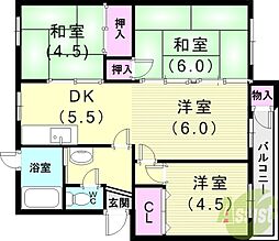 狩口台住宅43号棟 2階