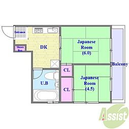 サンハイム北舞子 3階