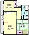 明舞第2団地5号棟4階4.5万円